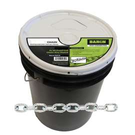 BARON PC3018P Proof Coil Chain, 1/8 in, 500 ft L, 30 Grade