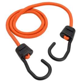KEEPER Ultra Series 06091 Bungee Cord, 40 in L, Rubber, Orange, Hook End
