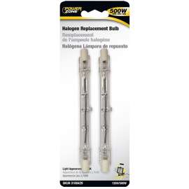 PowerZone ORHLB500T32P Halogen Bulb, T3 Lamp, Bright White Light