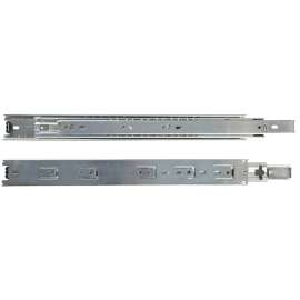 Knape & Vogt TT100P 350 Precision Drawer Slide, 100 lb, Side Mounting, 350 mm L Rail, 12.7 mm W Rail, Zinc