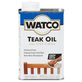 WATCO 206347 Teak Oil, Liquid, 1 pt