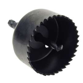 Vulcan 941531OR Hole Saw, 1-3/4 in Dia, 3/4 in D Cutting, 3 in Arbor, HCS Cutting Edge, 3 in Pilot Drill