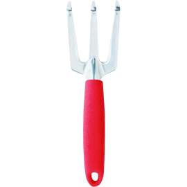 CORONA CT 3030I Garden Cultivator, 10-1/4 in L, 3-1/2 in L Tine, 3 -Tine, Aluminum Handle