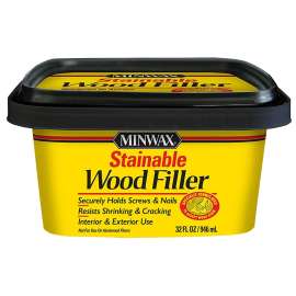 Minwax 428540000 Wood Filler, Solid, Natural, 32 oz