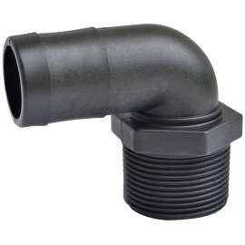 GREEN LEAF EL300HD Heavy-Duty Elbow, 90 deg Angle, 3 x 3 in, MNPT x Barb