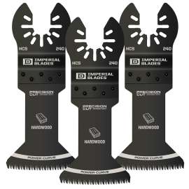 IMPERIAL BLADES ONE FIT IBOA240-3 Power Curve Blade, 1-3/4 in, High Carbon Steel