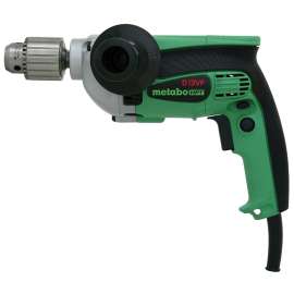 Metabo HPT D13VFM/D13VF Electric Drill, 9 A, 1/2 in Chuck, Keyed Chuck, 7 in L Cord