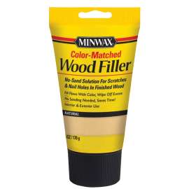 Minwax 448520000 Wood Filler, Solid, Natural, 6 oz Tube
