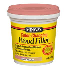 Minwax 448600000 Wood Filler, Liquid, Natural, 5.5 oz