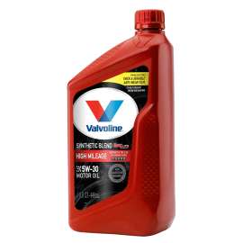 VALVOLINE VV1556 Synthetic Blend Motor Oil, 5W-30, 1 qt Bottle