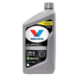 VALVOLINE VV927 Motor Oil, 5W-20, 1 qt Bottle