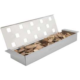 Broil King 60185 Smoker Box, Stainless Steel, Silver, Integrated Handle