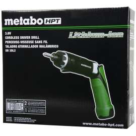 Metabo HPT DB3DL2M Screwdriver Kit, Battery Included, 3.6 V, 1.5 Ah, 1/4 in Chuck, Hex Chuck