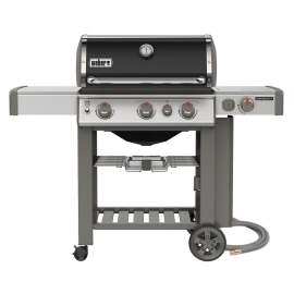 Weber GENESIS II 66012001 Grill, 39000 Btu BTU, Natural Gas, 3 -Burner, 513 sq-in Primary Cooking Surface, Black