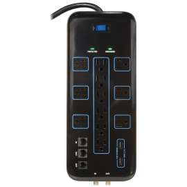 PowerZone OR504142 Surge Protector, Black