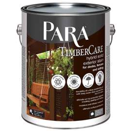 PARA Timbercare 2100 PR0042121-16 Exterior Hybrid Wood Stain, Flat, Satin, Oxford Brown, Liquid