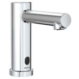 Moen M-Power Series 8559 Electronic Lavatory Faucet, 0.5 gpm, Cast Brass, Chrome Plated, Fixed Spout