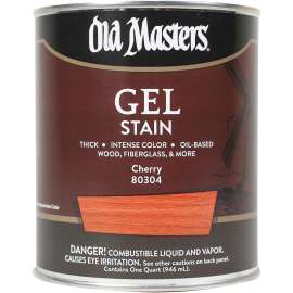Old Masters 80304 Gel Stain, Clear, Liquid, 1 qt, Can