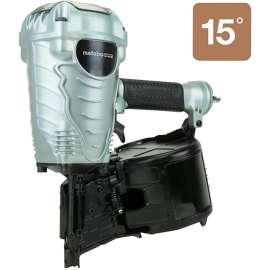 Metabo HPT NV90AGS Framing Nailer, 200 to 300 Magazine, 16 deg Collation, Wire Collation, 0.09 scfm Air