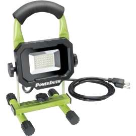 PowerSmith PWL124S Work Light, 20 W, LED Lamp, 2400 Lumens