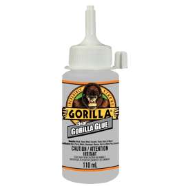 Gorilla 4637502 Strong Glue, Crystal Clear, 110 mL