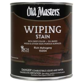 STAIN WIPING RICH MAHOGANY QT