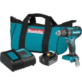 Makita XFD131 Driver Drill Kit, Battery Included, 18 V, 3 Ah, Keyless Chuck