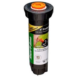 Rain Bird 1800 1804LNPRS Pressure Regulated Pop-Up Sprinkler, 1/2 in Connection, FNPT, 4 in H Pop-Up, Plastic