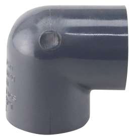 GENOVA 300 Series 337078 Pipe Elbow, 3/4 in FIP, 90 deg, Gray