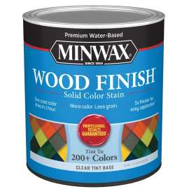 Minwax 117310000 Interior Wood Stain, Solid Stain, Clear Tint, Liquid, 32 fl-oz