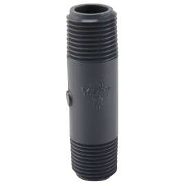 GENOVA 300 Series 383030D Pipe Nipple, 1/2 in MIP, 3 in L, Gray