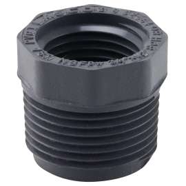 GENOVA 300 Series 343758 Pipe Reducing Bushing, 3/4 in MIP x 1/2 in FIP