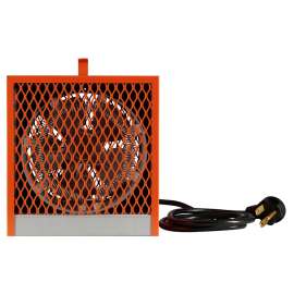 Uniwatt UCH Series UCH48T Portable Heater, 20/17.3 A, 240/208 V, 4800 W, 12,285 Btu/hr Heating, Orange