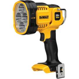 DeWALT DCL043 Spot Light, 20 V, 4-Lamp, LED Lamp, 1000 Lumens, Plastic Fixture