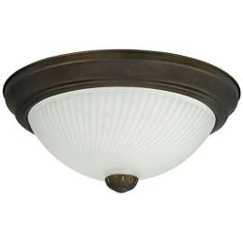 CANARM IFM21113 Ceiling Light Fixture, 2-Lamp, Oil-Rubbed Bronze Fixture