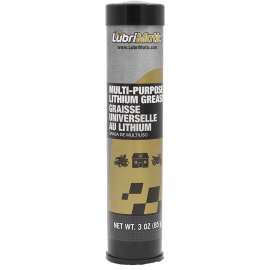 Lubrimatic 11312 Multi-Purpose Lithium Grease, 3 oz Cartridge, Black