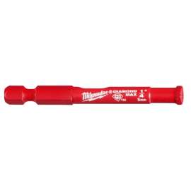 Milwaukee Diamond Plus 49-56-0505 Hole Saw, 1/4 in Dia, 1 in D Cutting, 5/8-18 Arbor, Diamond Grit Cutting Edge