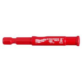 Milwaukee Diamond Plus 49-56-0507 Hole Saw, 5/16 in Dia, 1 in D Cutting, 5/8-18 Arbor, Diamond Grit Cutting Edge