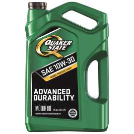 Quaker State QS-10W30 5QT Motor Oil, 10W-30, 5 qt