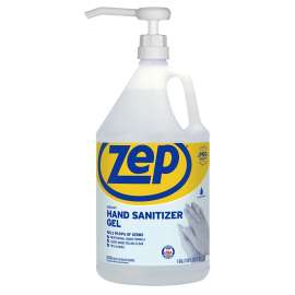 Zep 087824 Instant Hand Sanitizer, Characteristic, Clear, 1 gal Container