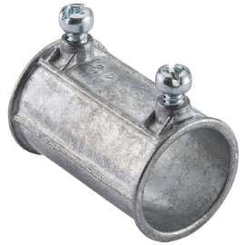 Halex 12210B Set Screw Coupling, 1 in, Zinc