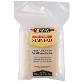 Minwax 423546000 Handheld Floor Stain Pad, 5-1/2 in L Pad, 3 in W Pad, Lambskin Pad