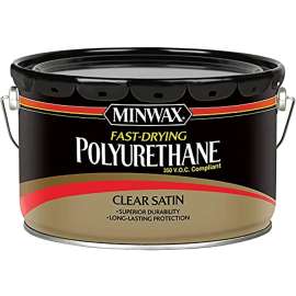 Minwax 319120000 Polyurethane, Liquid, Clear, 2.5 gal, Can