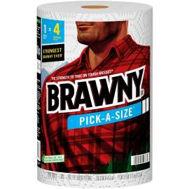 Brawny Pick-A-Size 44373 Paper Towel, 5-1/2 in L, 11 in W, 2-Ply