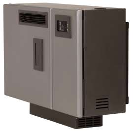 ASHLEY AP5000 Wall Mounted Pellet Stove, 36 in W, 27 in H, 24000 Btu Heating