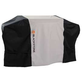 Blackstone 5441 Gas Grill Cover, 70 in W, 32 in D, 38 in H, Polyester, Black/Gray