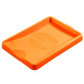 Blackstone 5097 Spatula Mat with Hanger, 7 in L, 10-3/4 in W, 3/4 in Thick, Silicone, Orange