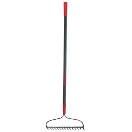 RAZOR-BACK 63184 Bow Rake, 15 -Tine, Steel Tine, Steel Head, 60 in L Handle