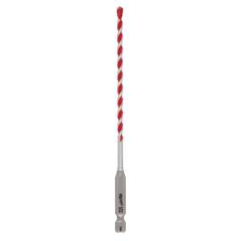 Milwaukee SHOCKWAVE 48-20-9001 Drill Bit, 5/32 in Dia, 6 in OAL, Wide Flute, 1/4 in Dia Shank, Hex Shank