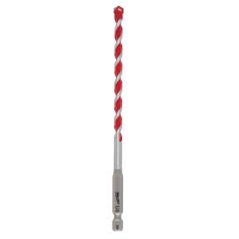 Milwaukee SHOCKWAVE 48-20-9011 Drill Bit, 1/4 in Dia, 6 in OAL, Wide Flute, 1/4 in Dia Shank, Hex Shank